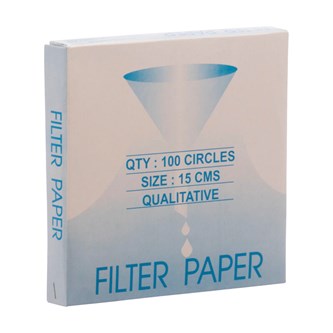 Suodatinpaperi ø 15 cm, 100 kpl