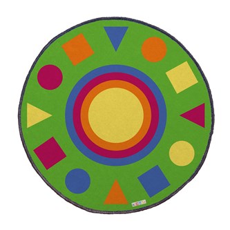 Leikkimatto geometriset muodot, ø 175 cm
