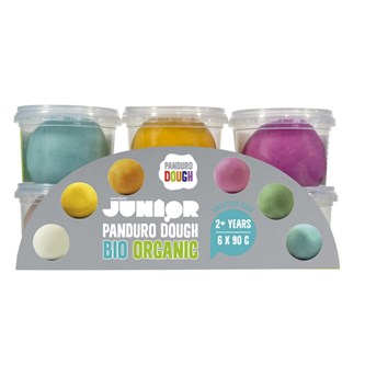 Muovailuvaha Panduro, bio-orgaaninen, 6 x 90 g