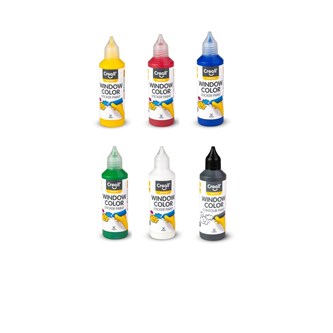 Ikkunakalvovärilajitelma, 6 x 80 ml