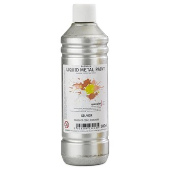 Valmisväri hopea, 500 ml