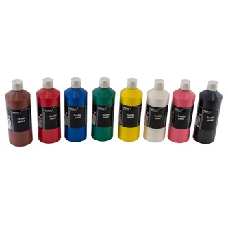 Tekstiilivärilajitelma 8 x 500 ml