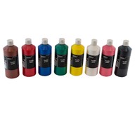 Tekstiilivärilajitelma 8 x 500 ml