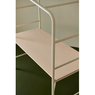 MeetUs FSC pöytä BX 140x80 K72 cm HPL, hopea runko