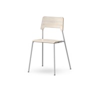 Como FSC tuoli, 4 jalkaa, ik 45 cm, medium istuin, hopea runko