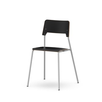 Como FSC tuoli, 4 jalkaa, ik 45 cm, medium istuin, hopea runko