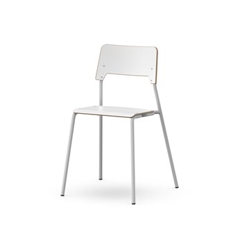 Como FSC tuoli, 4 jalkaa, ik 45 cm, medium istuin, hopea runko