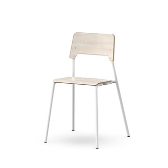 Como FSC BX tuoli, 4 jalkaa, ik 45 cm, medium istuin, valkoinen runko