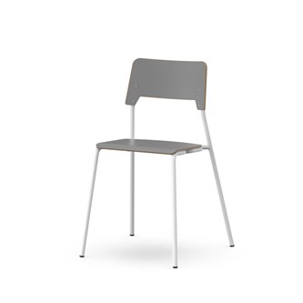 Como FSC BX tuoli, 4 jalkaa, ik 45 cm, medium istuin, valkoinen runko