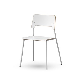 Como FSC tuoli, 4 jalkaa, ik 45 cm, iso istuin, hopea runko