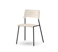 Como FSC BX tuoli, 4 jalkaa, ik 45 cm, iso istuin, musta runko