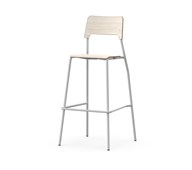 Como FSC tuoli, 4 jalkaa, ik 75 cm, medium istuin, hopea runko