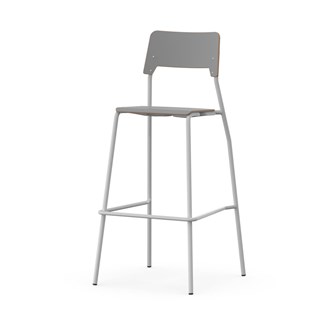 Como FSC tuoli, 4 jalkaa, ik 75 cm, medium istuin, hopea runko