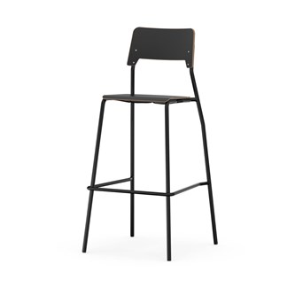 Como FSC BX tuoli, 4 jalkaa, ik 75 cm, medium istuin, musta runko