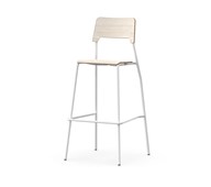 Como FSC BX tuoli, 4 jalkaa, ik 75 cm, medium istuin, valkoinen runko
