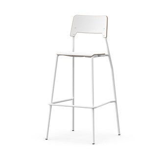 Como FSC BX tuoli, 4 jalkaa, ik 75 cm, medium istuin, valkoinen runko