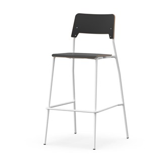 Como FSC BX tuoli, 4 jalkaa, ik 75 cm, iso istuin, valkoinen runko