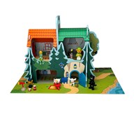 Bamse leikkimökki ja hahmosetti, 13 osaa