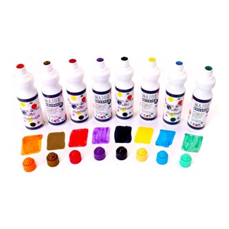 Nestemäiset maalikynät, 8 x 75 ml