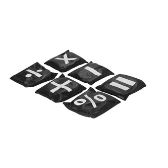 Hernepussit matemaattisilla symboleilla, 6 kpl