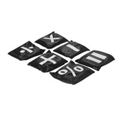 Hernepussit matemaattisilla symboleilla, 6 kpl