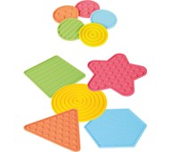 Taktiiliset laatat, eri muotoja, 10 kpl