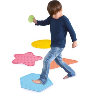 Taktiiliset laatat, eri muotoja, 10 kpl