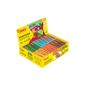 Muovailuvaha Jovi Plastilina, luonnonvärit, 18 x 50 g