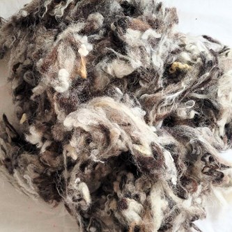 Huovutusvilla, karstaamaton, 250 g