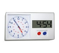 Analoginen ja digitaalinen kello