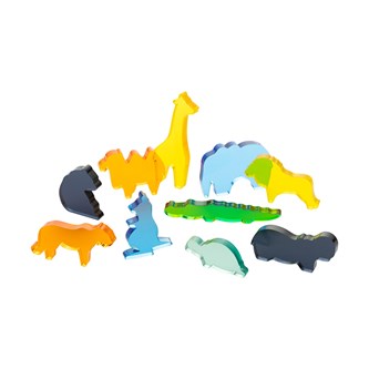 Villieläimet, läpikuultavat, 20 kpl