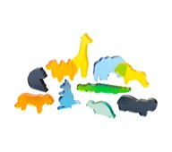 Villieläimet, läpikuultavat, 20 kpl