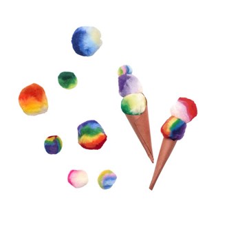 Akryylipallo, monivärit, 180 kpl