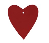 Pakettikortti punainen sydän, 24 kpl