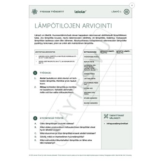 IS-VET oppilastyösarja 2.0 - LÄMPÖ