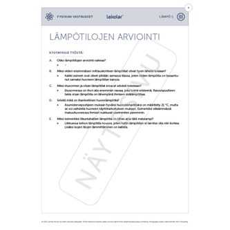 IS-VET oppilastyösarja 2.0 - LÄMPÖ