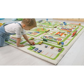 Liikennematto, kolmiulotteinen, 100 x 150 cm