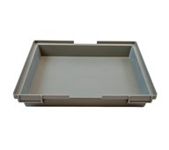 IS-VET Hyllytarjotin 50 mm, harmaa, 1 kpl