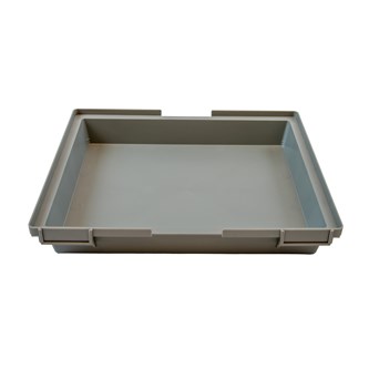 IS-VET Hyllytarjotin 50 mm, harmaa, 1 kpl