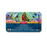 Mustevärikynä Derwent Inktense, 72 väriä