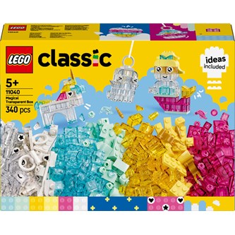 LEGO® Classic Läpinäkyvien palikoiden taikalaatikko 11040