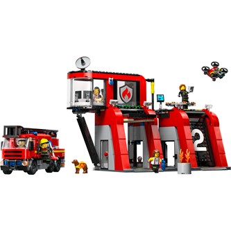 LEGO® City Paloasema ja paloauto 60414