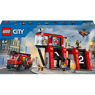 LEGO® City Paloasema ja paloauto 60414