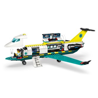 LEGO® City Pelastuslaitoksen ambulanssilentokone 60465