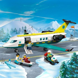 LEGO® City Pelastuslaitoksen ambulanssilentokone 60465