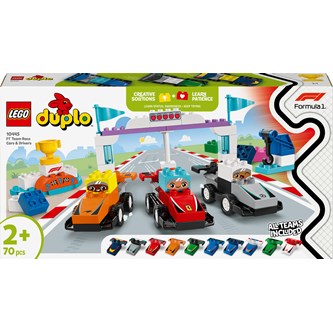 LEGO® DUPLO® F1®-tiimin kilpa-autot ja kuljettajat 10445