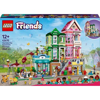 LEGO® Friends Heartlake Cityn asunnot ja liiketilat 42670
