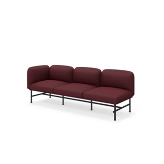 Nebula sohva 3-h käsinoja oikealla