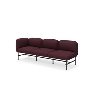 Nebula sohva 3-h käsinoja oikealla