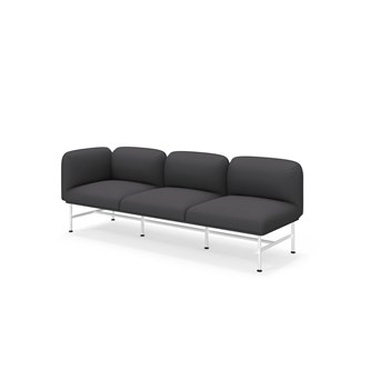 Nebula sohva 3-h käsinoja oikealla